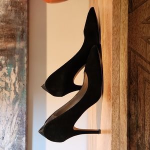 Sam Edelman Black Suede Pumps